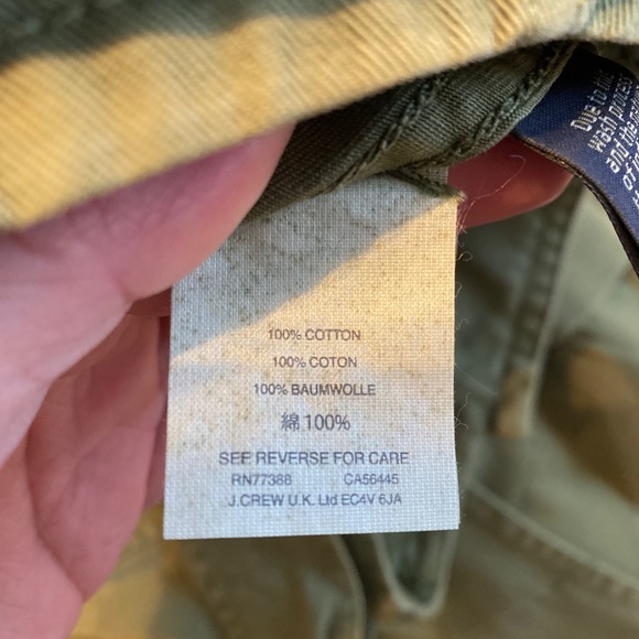 JCrew Khaki Midi Skirt Double Buttons With Belt - Picture 4 of 4